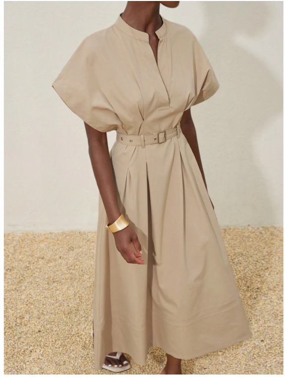 Robe casual beige