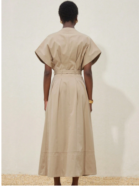 Robe casual beige